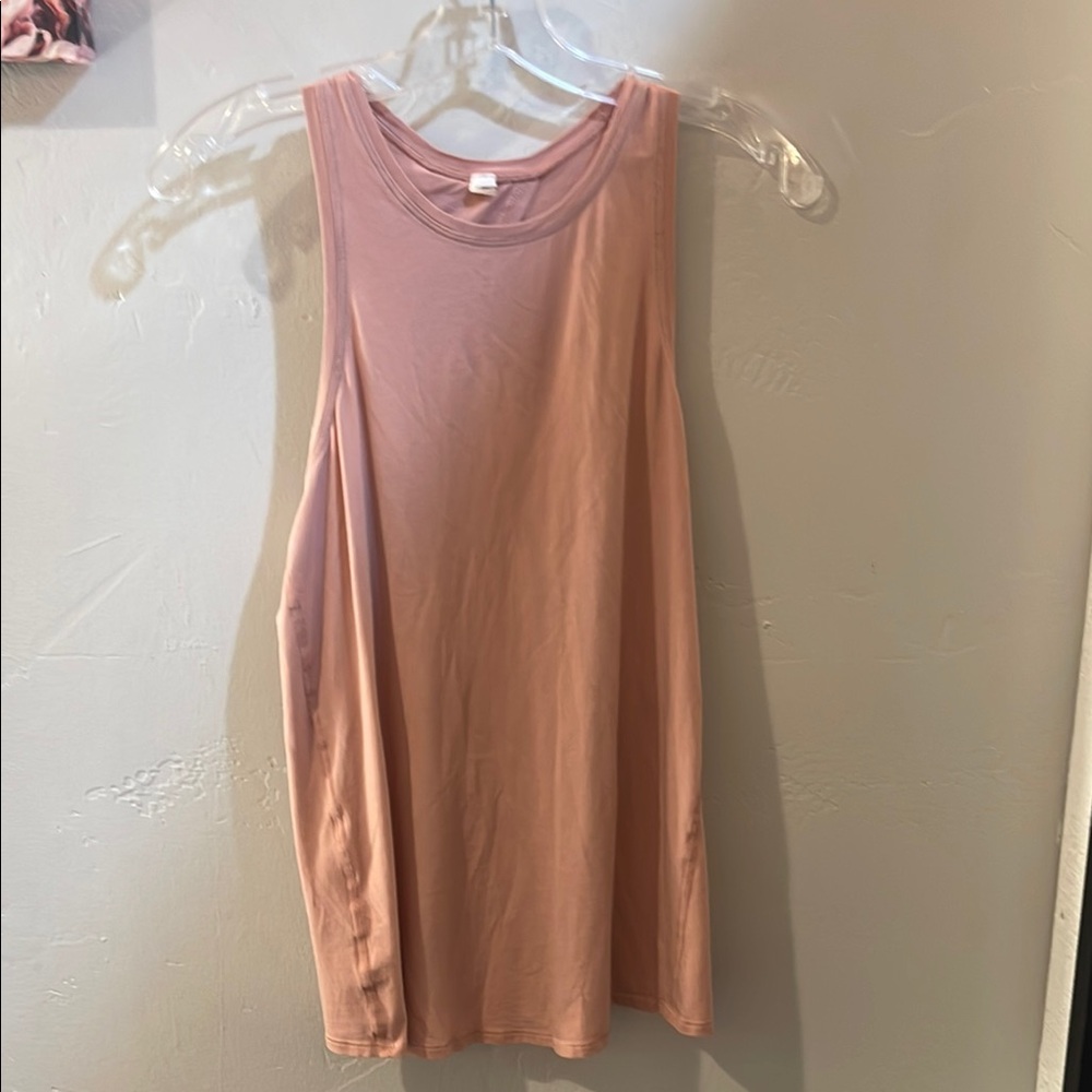 Lululemon Athletica Pink Sleeveless Relaxed Tank Top